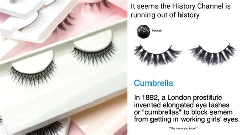 what were fake eyelashes originally called cumbrella|who invented false eyelashes.